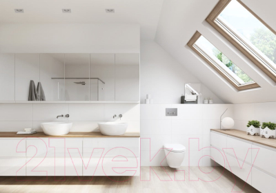 Шкаф-пенал для ванной Cersanit Moduo / SB-SL-MOD/Wh