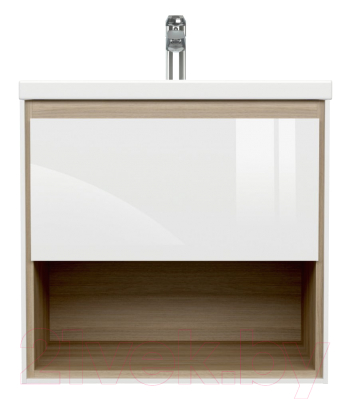 Тумба с умывальником Cersanit Louna 60 (белый)