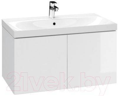 Тумба с умывальником Cersanit Colour 80 (белый) - фото
