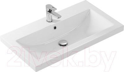 Тумба с умывальником Cersanit Colour 80 (белый)