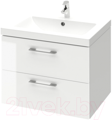 Тумба с умывальником Cersanit Lara 60 (белый) - фото