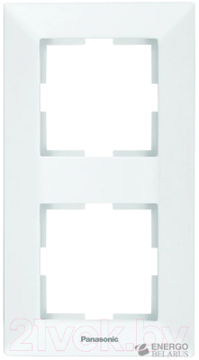 Рамка для выключателей и розеток Panasonic WMTF08122WH-BY - фото