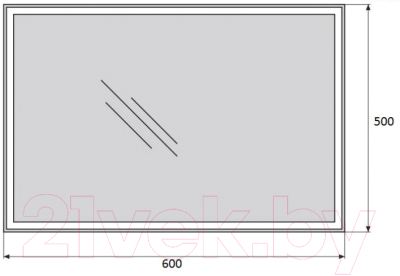 Зеркало BelBagno SPC-GRT-500-600-LED-TCH