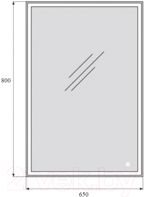 Зеркало BelBagno SPC-GRT-650-800-LED-TCH