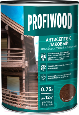 Антисептик для древесины Profiwood Тонирующий - фото