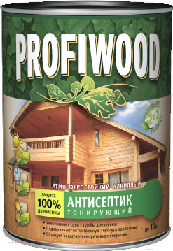 Антисептик для древесины Profiwood Тонирующий - фото