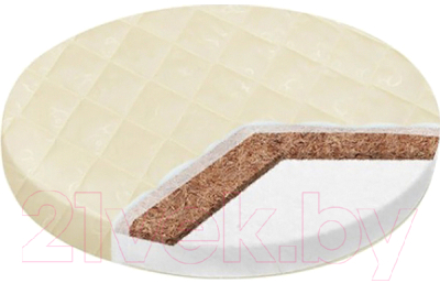 Матрас в кроватку Alis Комфорт Круг 75x75 - фото