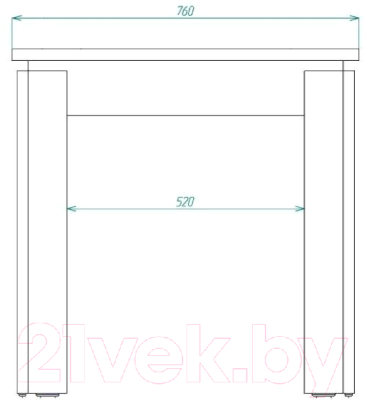 Обеденный стол Eligard Arris 1