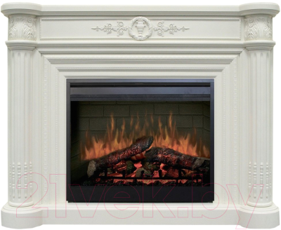 Портал для камина Смолком Manor SYM26 (бьянко белый) - фото