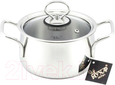 Кастрюля Кухар Орхидея Классика / КО1-16С2 (1.6л) - фото