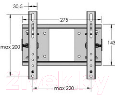 Кронштейн для телевизора Electric Light КБ-01-61