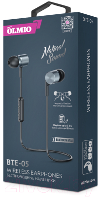 Беспроводные наушники Olmio BTE-05 / 039339