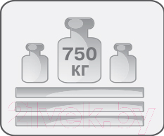 Стеллаж металлический Практик Strong 200x120x60/4