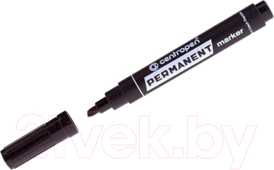 Маркер перманентный Centropen Клиновидный 1-4.6мм / 8576 0112 - фото