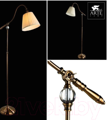 Торшер Arte Lamp Seville A1509PN-1PB