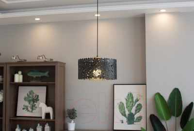 Потолочный светильник Home Light Астерия A037-B (черный)