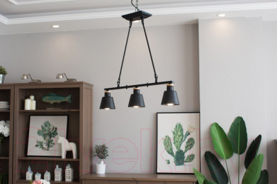 Люстра Home Light Астерия A070-3 (черный)