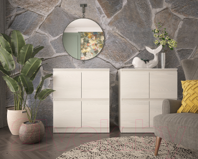 Тумба Евва Турин ТР-2D-01/YA-S (ясень снежный)