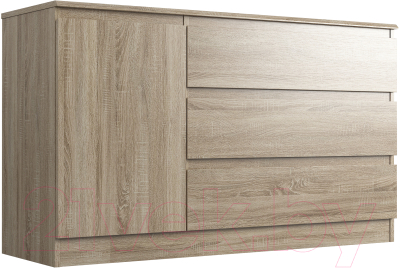 Тумба Евва Турин ТР-1D3S/S (дуб сонома) - фото