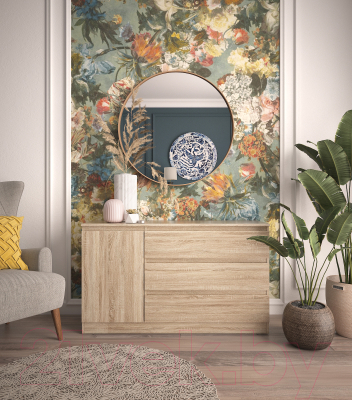 Тумба Евва Турин ТР-1D3S/S (дуб сонома)