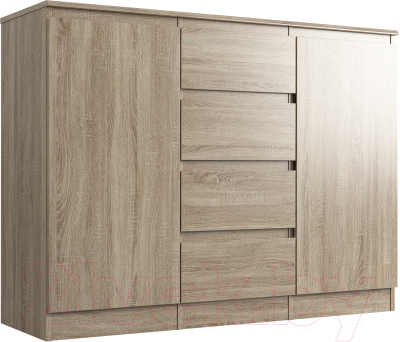 Тумба Евва Турин ТР-2D4S/S (дуб сонома) - фото