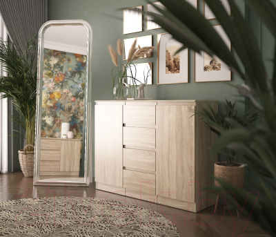 Тумба Евва Турин ТР-2D4S/S (дуб сонома)