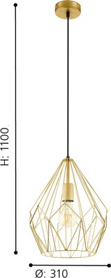 Потолочный светильник Eglo Carlton 49933