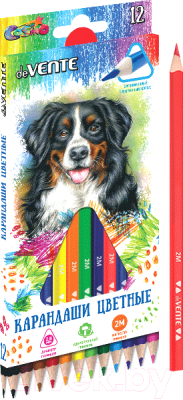 Набор цветных карандашей deVente Cosmo Trio 2М / 5022306 - фото