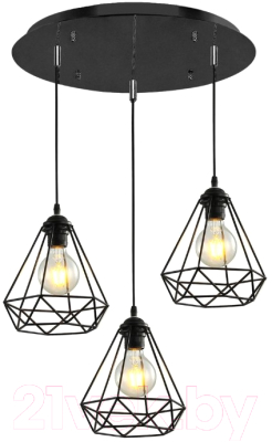 Люстра Imex MD.1706-3-P BK - фото
