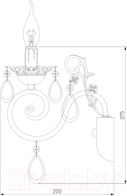 Бра Евросвет Galatea 10009/1