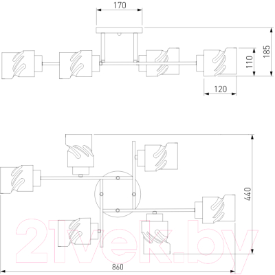 Люстра Евросвет Hilari 30165/6