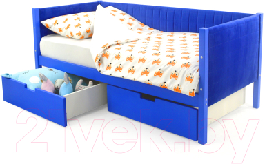 Кровать-тахта детская Бельмарко Svogen / 742 (синий)