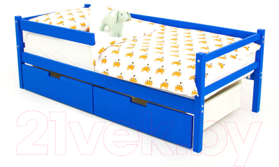Кровать-тахта детская Бельмарко Svogen / 742 (синий)