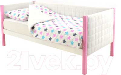 Кровать-тахта детская Бельмарко Svogen / 745 (лавандовый/белый) - фото