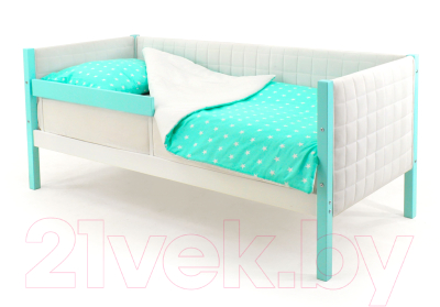 Кровать-тахта детская Бельмарко Svogen / 747 (мятный/белый)