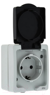 Розетка КС 1 ОП 16А IP54 / 74843 - фото