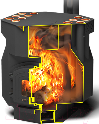 Печь отопительно-варочная Теплодар Топ-Драйв 250