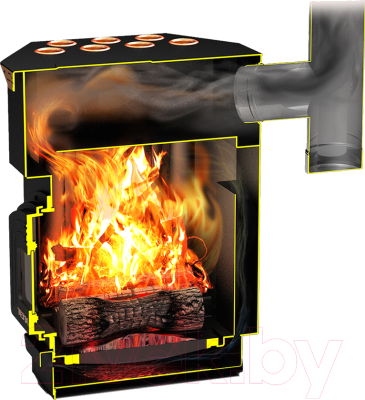 Печь отопительно-варочная Теплодар Топ-Драйв 250