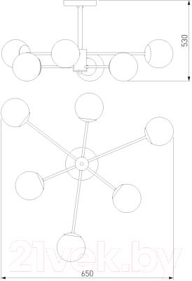 Люстра Евросвет 30166/6