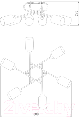 Люстра Евросвет 30167/6