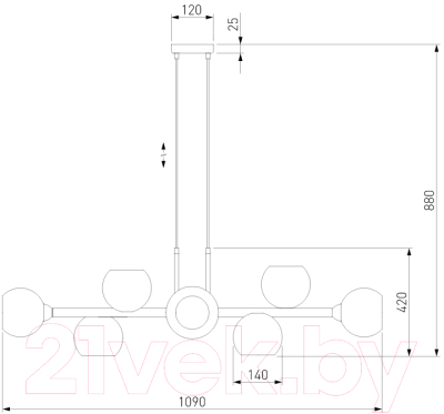 Люстра Евросвет 70113/8