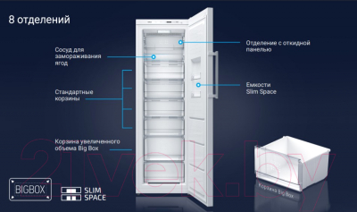 Морозильник ATLANT М 7606-180 N