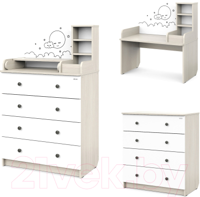 Комод пеленальный Атон Сириус ALF 804 ЛДСП