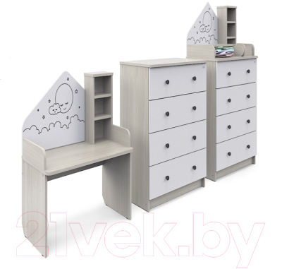 Комод пеленальный Атон Сириус ALF 804 ЛДСП
