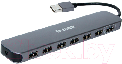 USB-хаб D-Link DUB-H7/E1A - фото