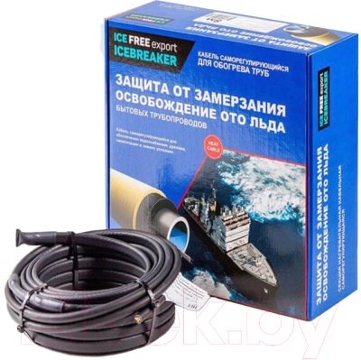 Греющий кабель для труб Теплый пол №1 Саморегулирующийся Ice Free 9м - фото