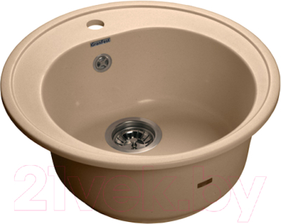 Мойка кухонная GranFest Rondo GF-R510 (топаз) - фото