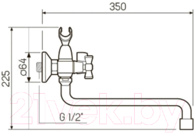 Смеситель РМС SL118-140P