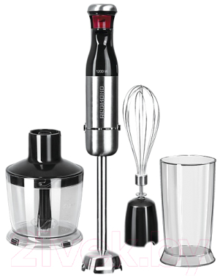 Блендер погружной Redmond RHB-2980 (черный/сталь) - фото