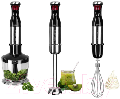 Блендер погружной Redmond RHB-2980 (черный/сталь)